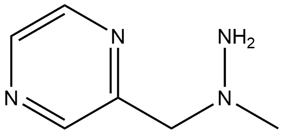 2-[(1-Methylhydrazino)methyl]pyrazine Structure