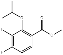 Methyl 3,4-difluoro-2-isopropoxybenzoate Structure