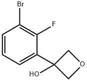 3-Oxetanol, 3-(3-bromo-2-fluorophenyl)- Structure