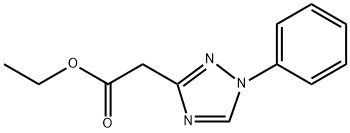 1H-1,2,4-Triazole-3-acetic acid, 1-phenyl-, ethyl ester Structure