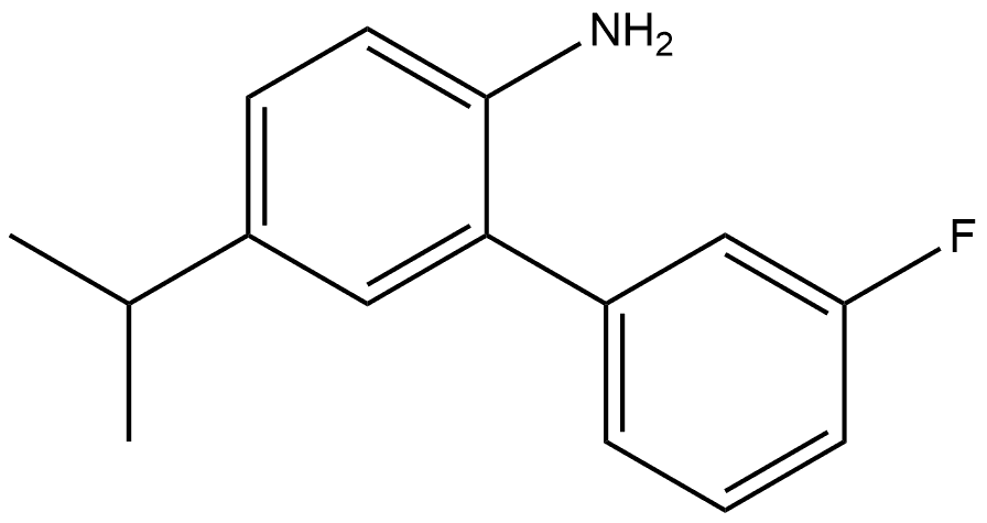 3'-Fluoro-5-(1-methylethyl)[1,1'-biphenyl]-2-amine Structure