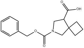 6-Azaspiro[3.4]octane-6,8-dicarboxylic acid, 6-(phenylmethyl) ester Structure