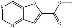 Methyl thieno[3,2-d]pyrimidine-6-carboxylate 구조식 이미지