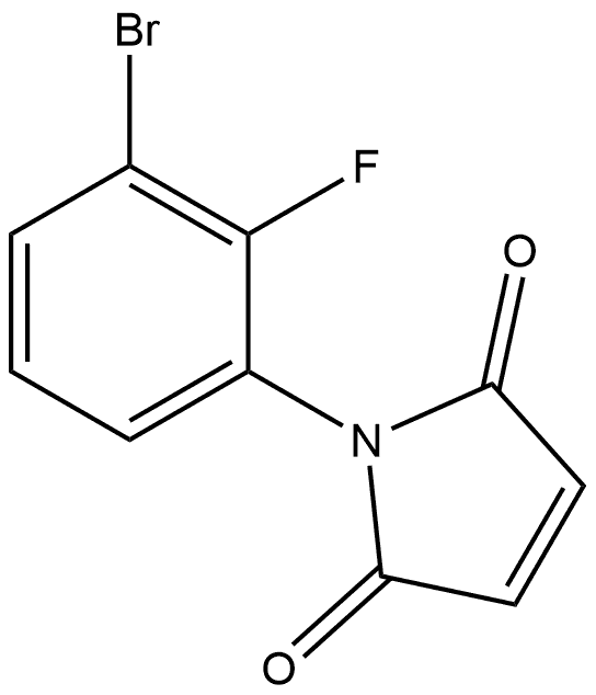 1-(3-Bromo-2-fluorophenyl)-1H-pyrrole-2,5-dione Structure