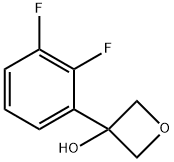 3-Oxetanol, 3-(2,3-difluorophenyl)- Structure