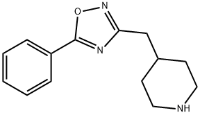 5-Phenyl-3-(piperidin-4-ylmethyl)-1,2,4-oxadiazole Structure