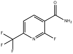 3-Pyridinecarboxamide, 2-fluoro-6-(trifluoromethyI)- Structure