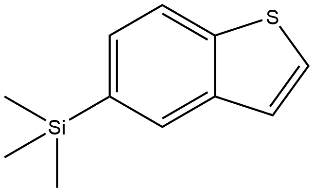 benzo[b]thiophen-5-yltrimethylsilane Structure