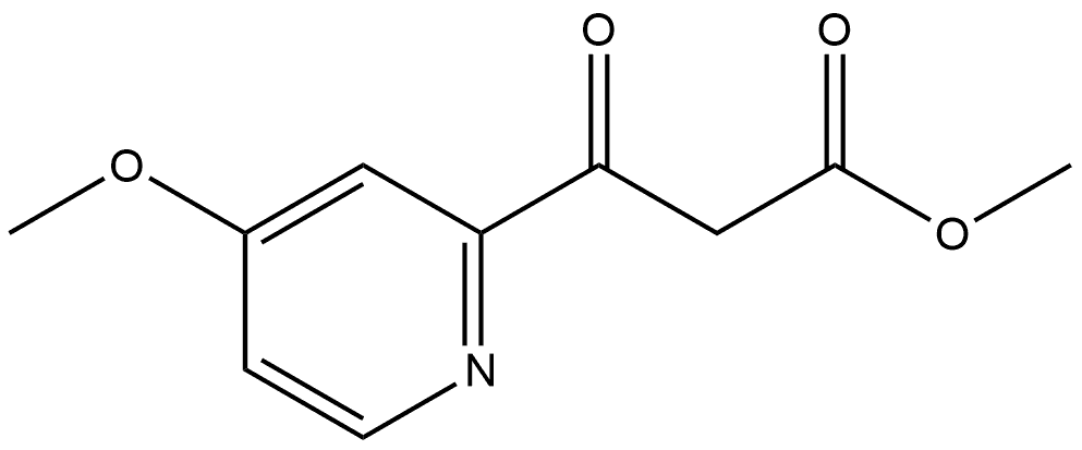 methyl
3-(4-methoxypyridin-2-yl)-3-oxopropanoate Structure