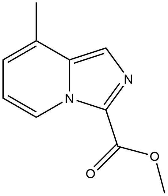 Methyl 8-Methylimidazo[1,5-a]pyridine-3-carboxylate 구조식 이미지