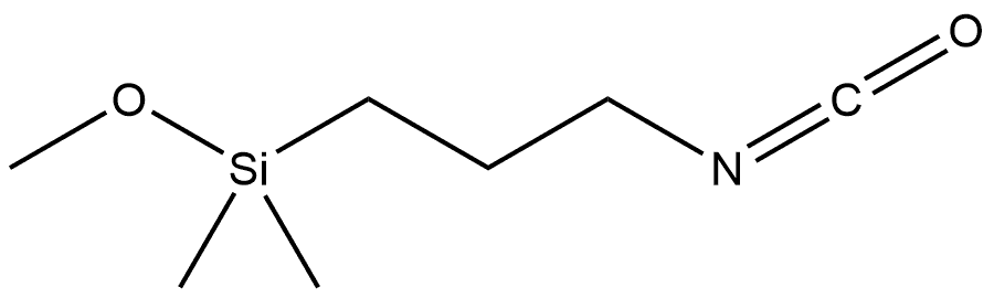 Isocyanatopropyldimethylmethoxysilane Structure