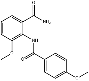 Benzamide, 3-methoxy-2-[(4-methoxybenzoyl)amino]- 구조식 이미지