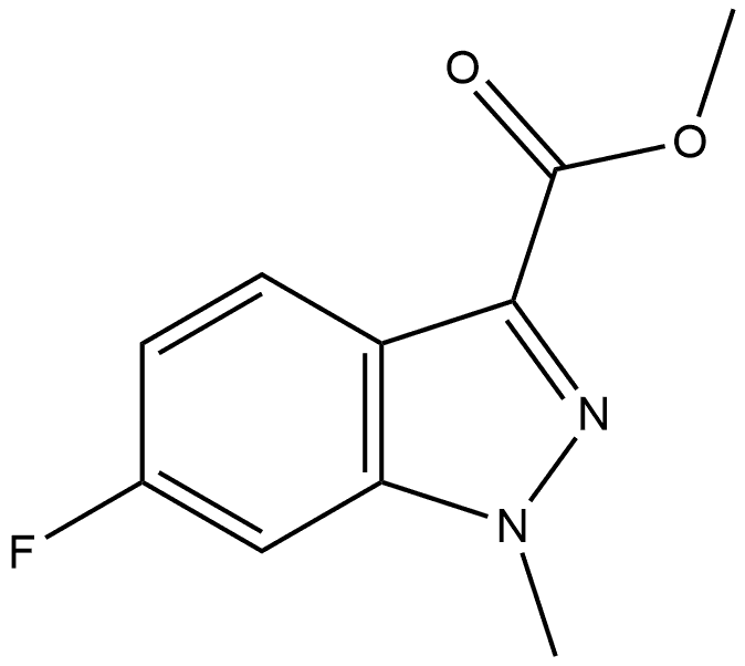 Methyl 6-fluoro-1-methyl-1H-indazole-3-carboxylate Structure