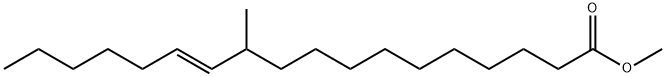 Methyl 11-Methyl-12(E)-octadecenoate Structure