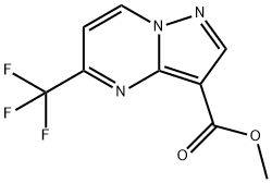 Methyl 5-(trifluoromethyl)pyrazolo[1,5-a]pyrimidine-3-carboxylate Structure