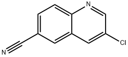 6-Quinolinecarbonitrile, 3-chloro- Structure