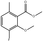Methyl 3-fluoro-2-methoxy-6-methylbenzoate Structure