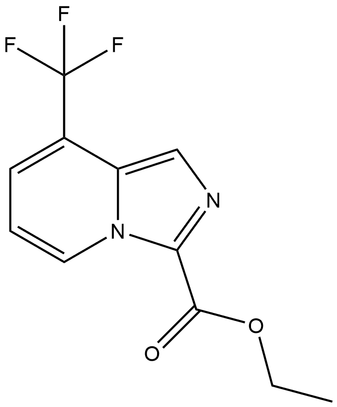 Ethyl 8-(Trifluoromethyl)imidazo[1,5-a]pyridine-3-carboxylate Structure