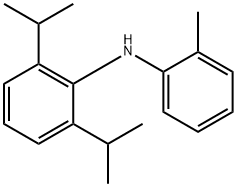 Benzenamine, 2,6-bis(1-methylethyl)-N-(2-methylphenyl)- Structure