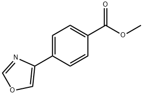 Benzoic acid, 4-(4-oxazolyl)-, methyl ester Structure