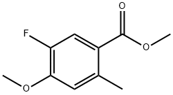 Methyl 5-fluoro-4-methoxy-2-methylbenzoate Structure