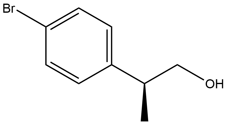 Benzeneethanol, 4-bromo-β-methyl-, (βS)- 구조식 이미지