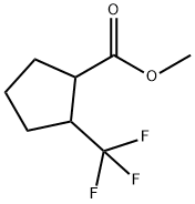 methyl 2-(trifluoromethyl)cyclopentane-1-carboxylate Structure