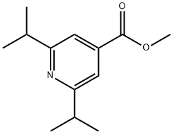 4-Pyridinecarboxylic acid, 2,6-bis(1-methylethyl)-, methyl ester Structure