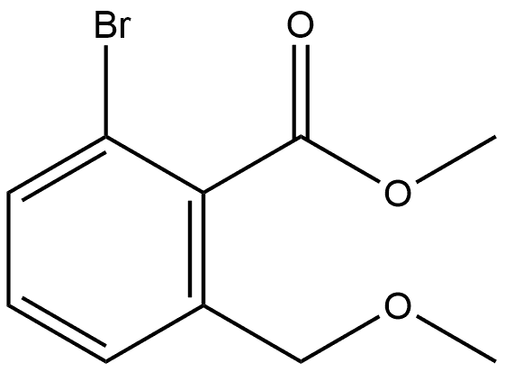 Methyl 2-bromo-6-(methoxymethyl)benzoate Structure