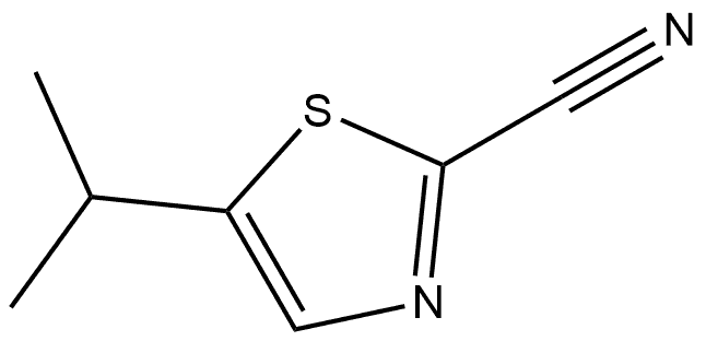 5-Isopropylthiazole-2-carbonitrile Structure