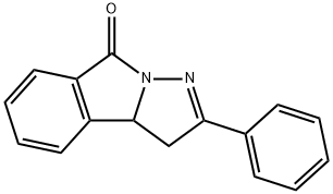 8H-Pyrazolo[5,1-a]isoindol-8-one, 3,3a-dihydro-2-phenyl- Structure