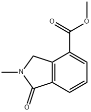 1H-Isoindole-4-carboxylic acid, 2,3-dihydro-2-methyl-1-oxo-, methyl ester Structure