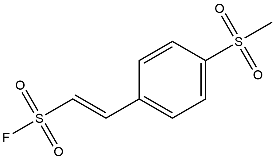 Ethenesulfonyl fluoride, 2-[4- Structure