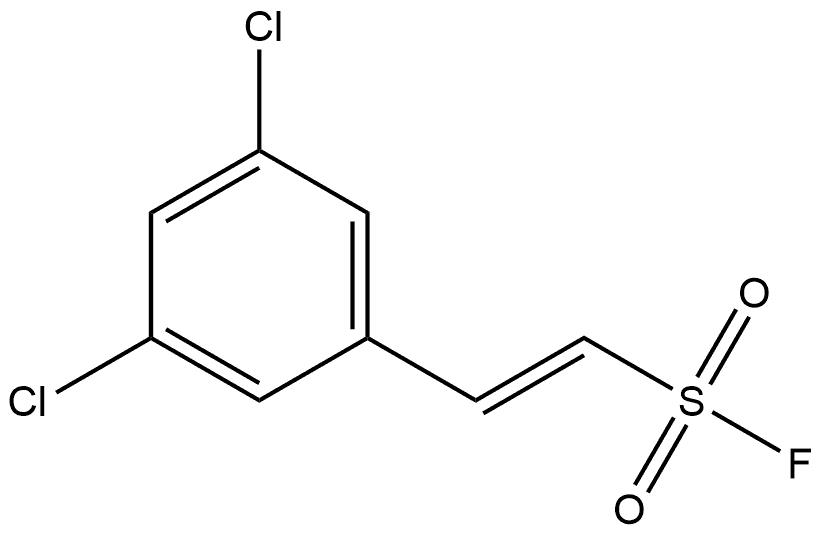 Ethenesulfonyl fluoride, 2-(3,5-dichlorophenyl)-, Structure