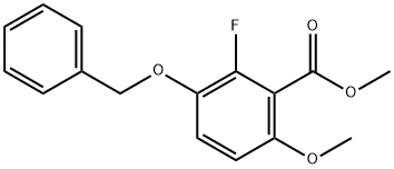 Methyl 3-(benzyloxy)-2-fluoro-6-methoxybenzoate Structure