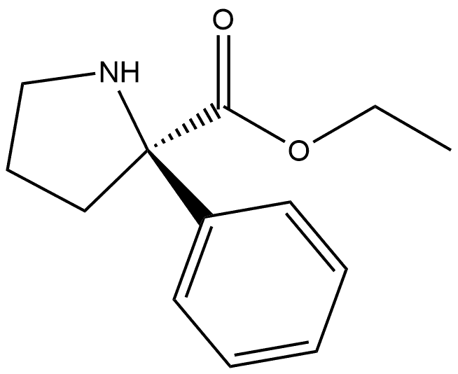 2-Phenylproline ethyl ester Structure