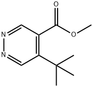 methyl 5-(tert-butyl)pyridazine-4-carboxylate Structure