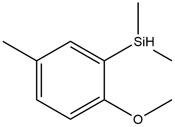 2-(Dimethylsilyl)-1-methoxy-4-methylbenzene Structure