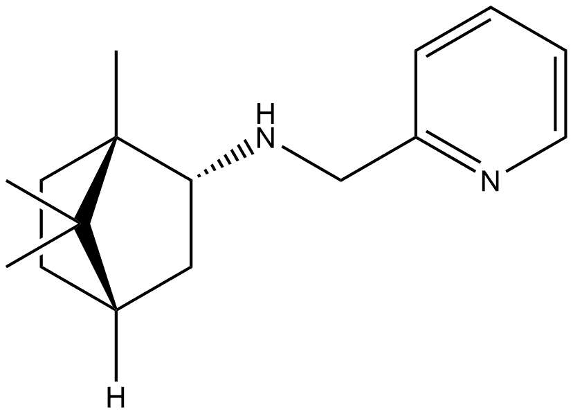 N-[(1S,2R,4S)-1,7,7-Trimethylbicyclo[2.2.1]hept-2-yl]-2-pyridinemethanamine 구조식 이미지