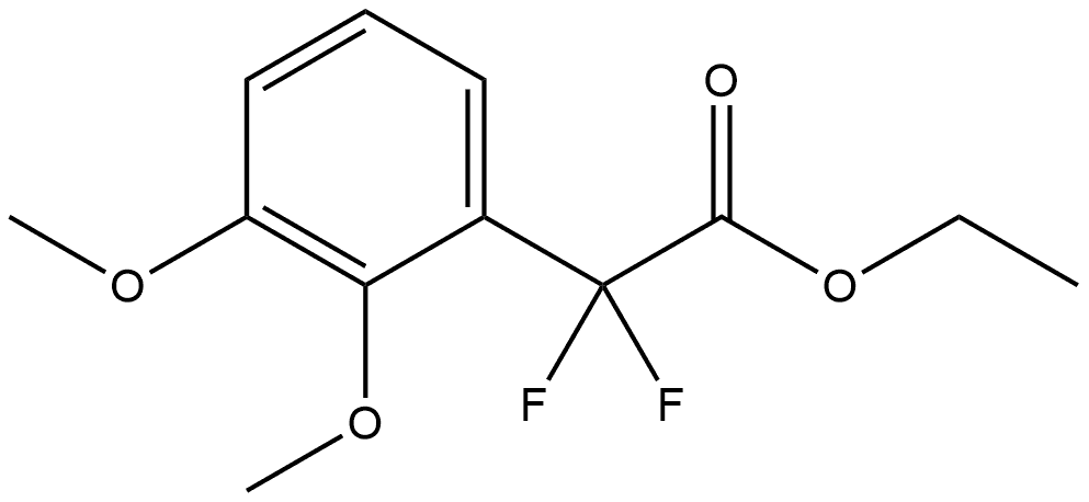 Ethyl α,α-difluoro-2,3-dimethoxybenzeneacetate Structure