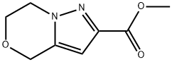 4H-Pyrazolo[5,1-c][1,4]oxazine-2-carboxylic acid, 6,7-dihydro-, methyl ester 구조식 이미지