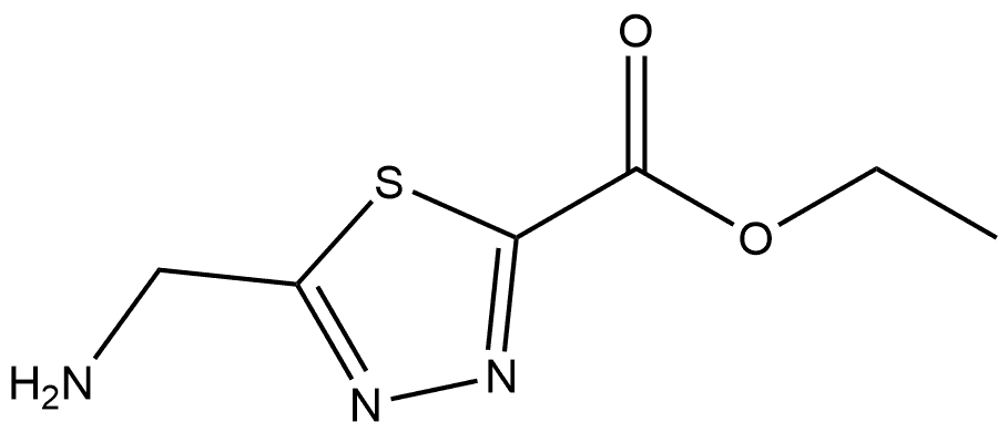 Ethyl 5-(aminomethyl)-1,3,4-thiadiazole-2-carboxylate Structure