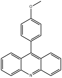 Acridine, 9-(4-methoxyphenyl)- Structure