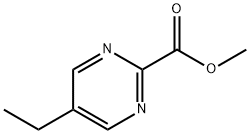 methyl 5-ethylpyrimidine-2-carboxylate Structure