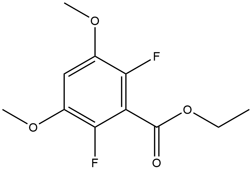 Ethyl 2,6-difluoro-3,5-dimethoxybenzoate Structure