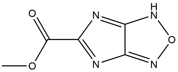 Methyl 1H-Imidazo[4,5-c][1,2,5]oxadiazole-5-carboxylate Structure