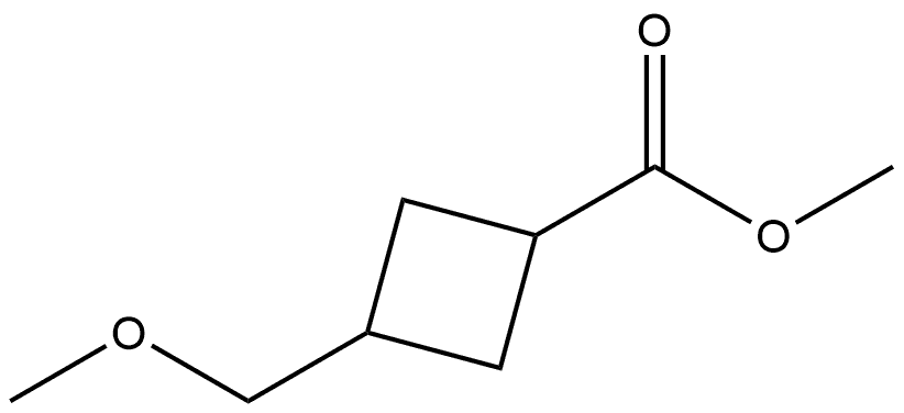 methyl 3-(methoxymethyl)cyclobutane-1-carboxylate Structure