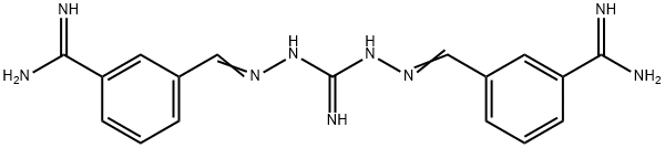 Carbonimidic dihydrazide, bis[[3-(aminoiminomethyl)phenyl]methylene]- (9CI) Structure