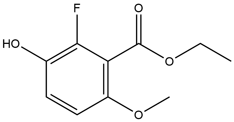 ethyl 2-fluoro-3-hydroxy-6-methoxybenzoate Structure