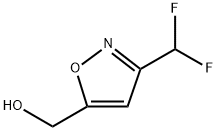 3-(difluoromethyl)-1,2-oxazol-5-yl]methanol Structure